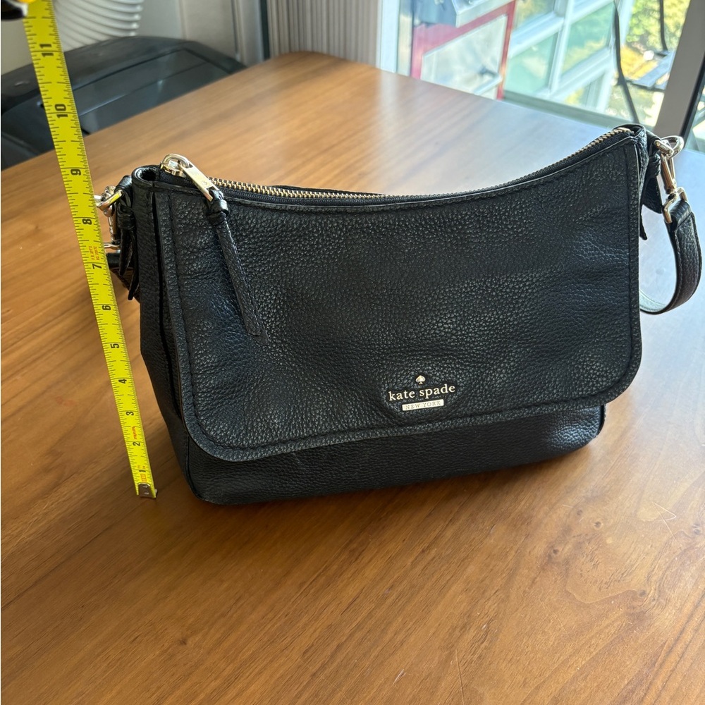 Kate Spade Jackson Street Colette Black Leather Shoulder Bag - Picture 7 of 10
